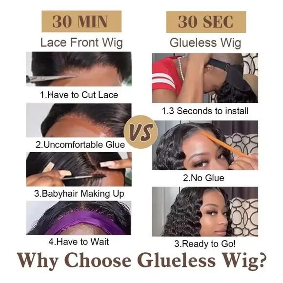 18 inch red brown number 33 body wave pre.Cut preplucked glueless lace front wig - Picture 9 of 13